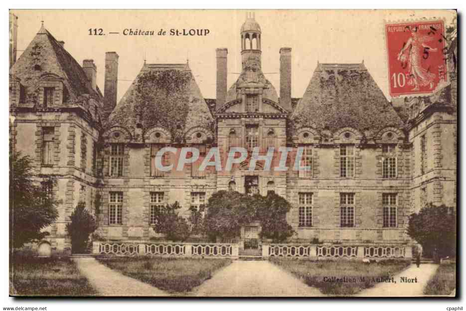 Chateau de St Loup - CPA