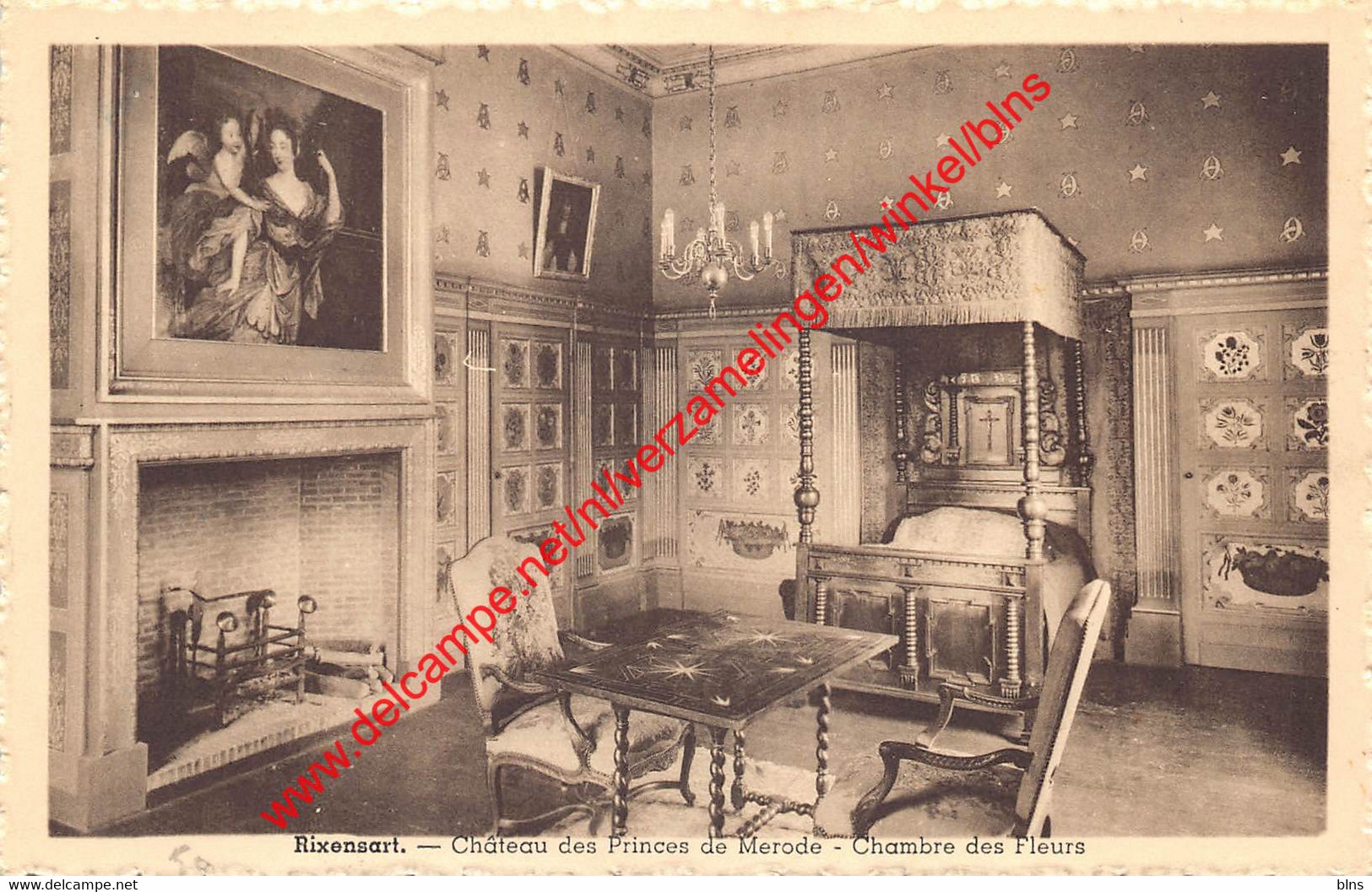 Château des Princes de Merode - Chambre des Fleurs - Rixensart