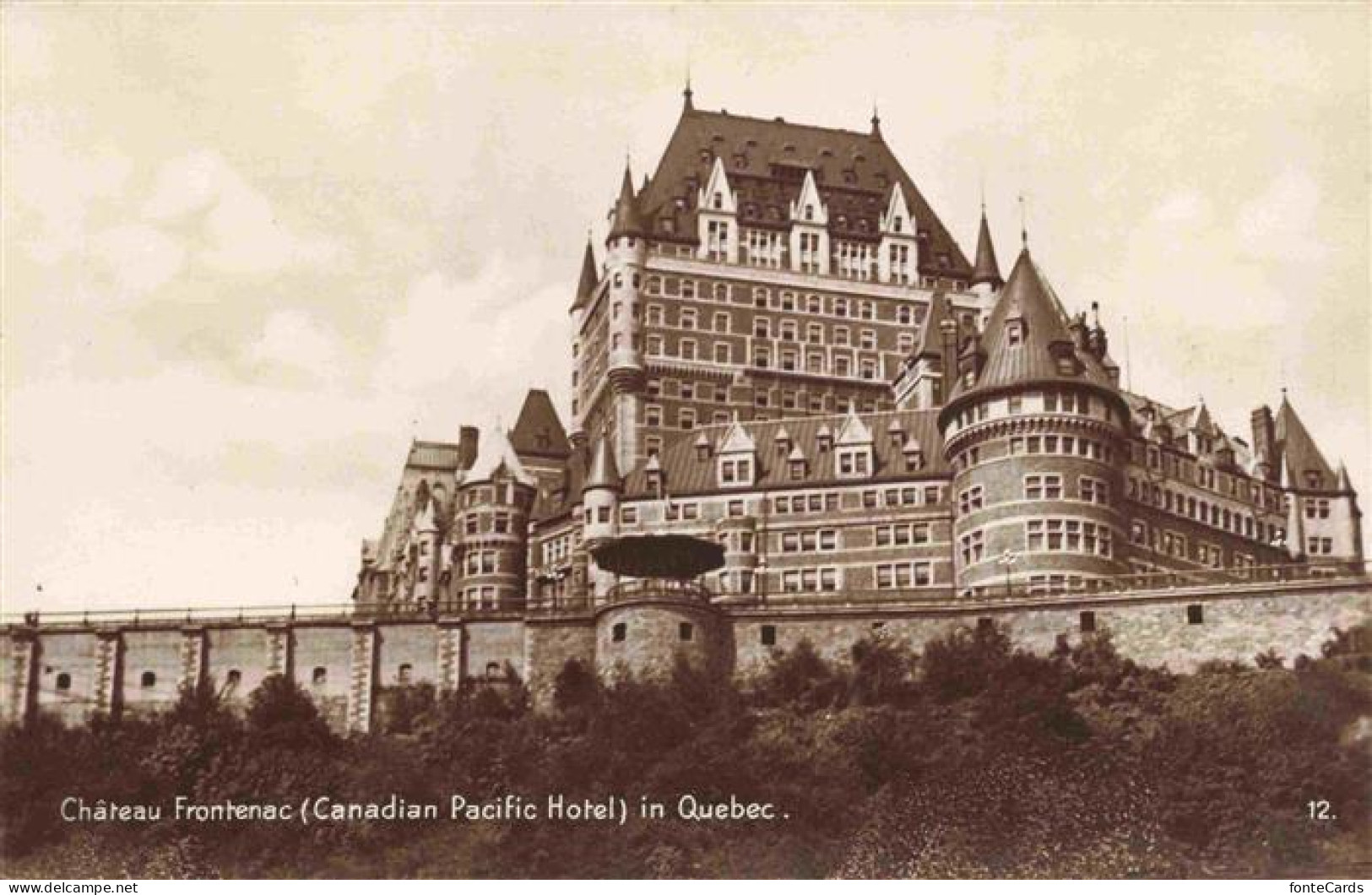 Chateau Frontenac Quebec Canada Château-Frontenac Canadian-Pacific-Hotel Schloss