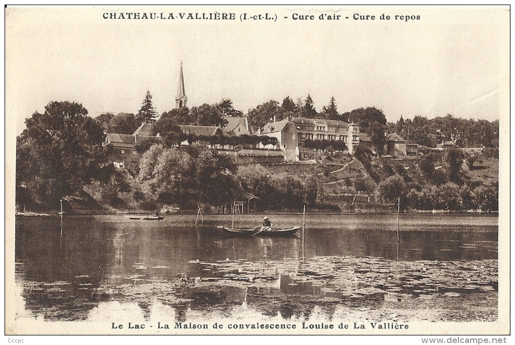 Château-la-Vallière - Cure d´Air - Cure de repos - lac et maison de convalescence Louise de la Vallière
