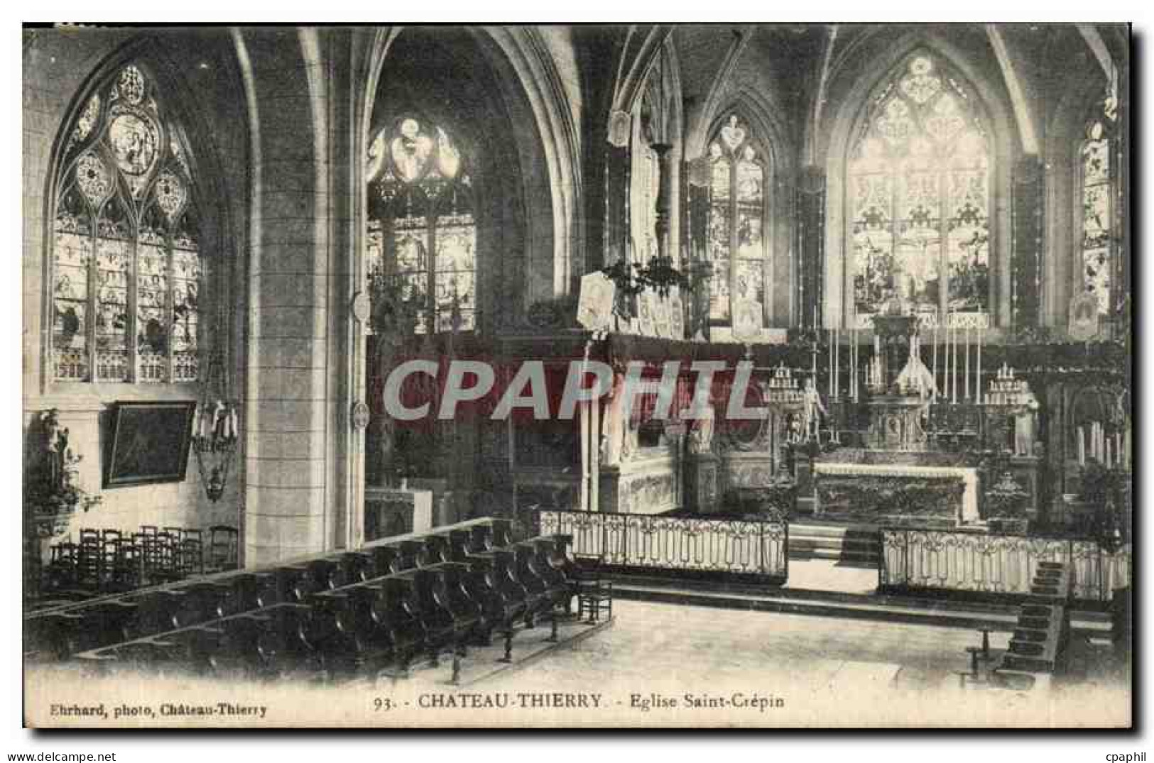 Chateau Thierry - Eglise Saint Crepin - CPA