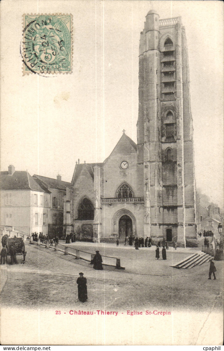 Chateau Thierry - Eglise St Crepin - CPA
