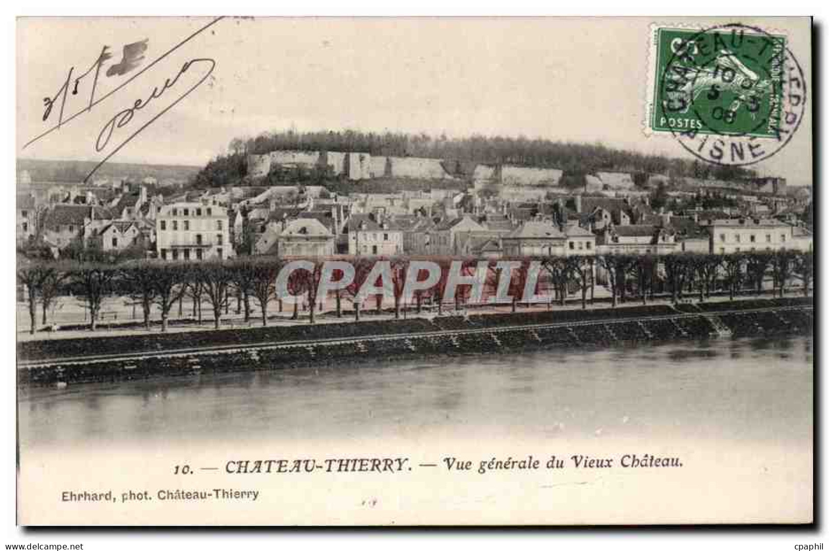 Chateau Thierry - Vue Generale du Vieux Chateau - CPA