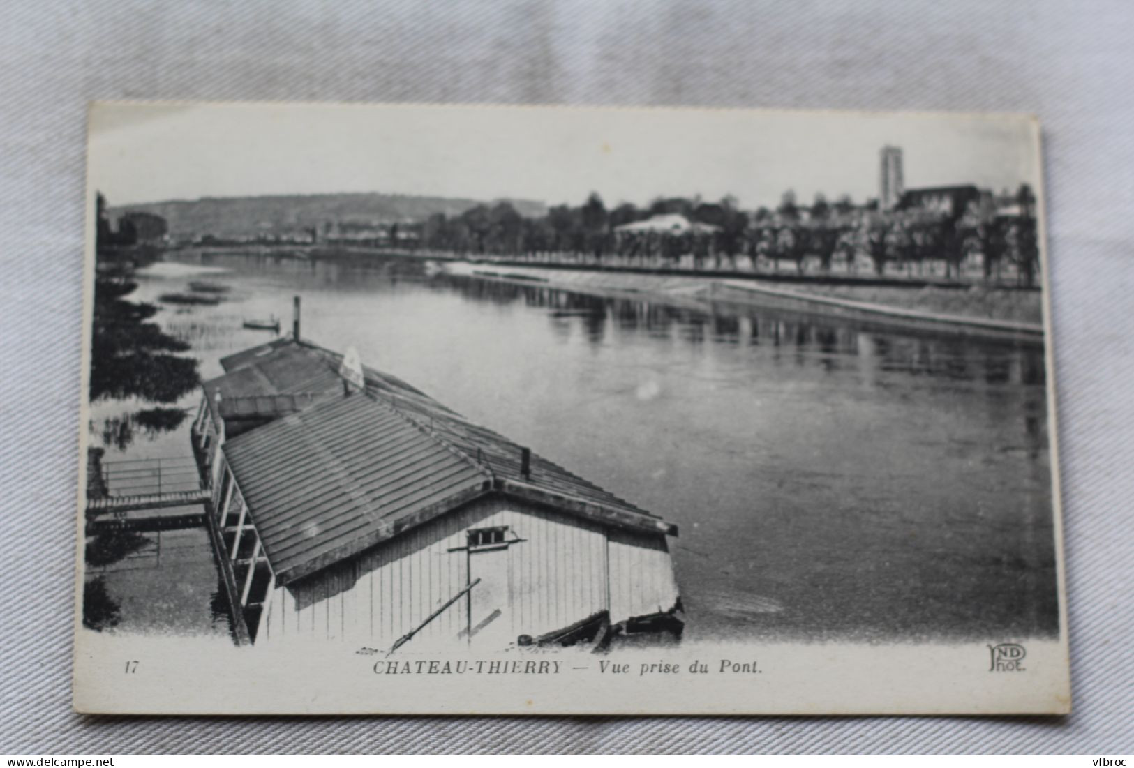 Château Thierry, vue prise du pont, Aisne 02