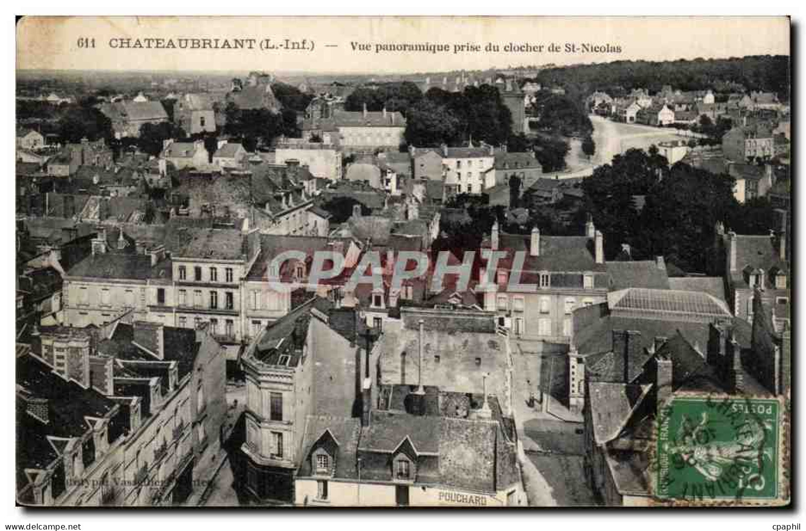 Chateaubriant CPA Vue panoramique prise du clocher de St Nicolas