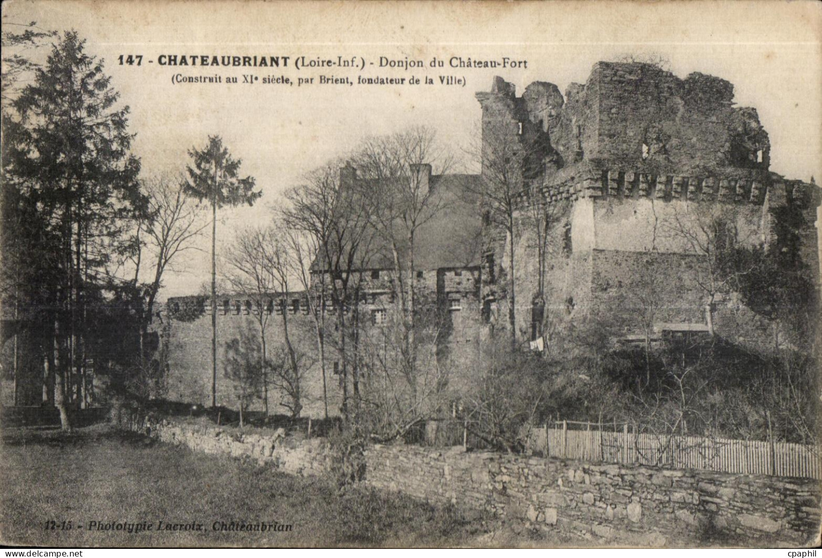 Chateaubriant - Donjon du Chateau Fort - CPA