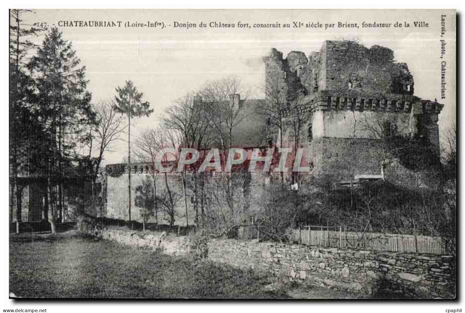 Chateaubriant - Donjon du Chateau Fort - CPA