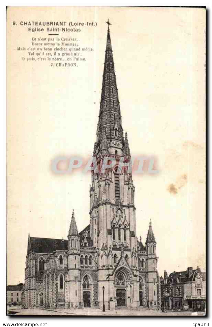 Chateaubriant - Eglise Saint Nicolas - CPA