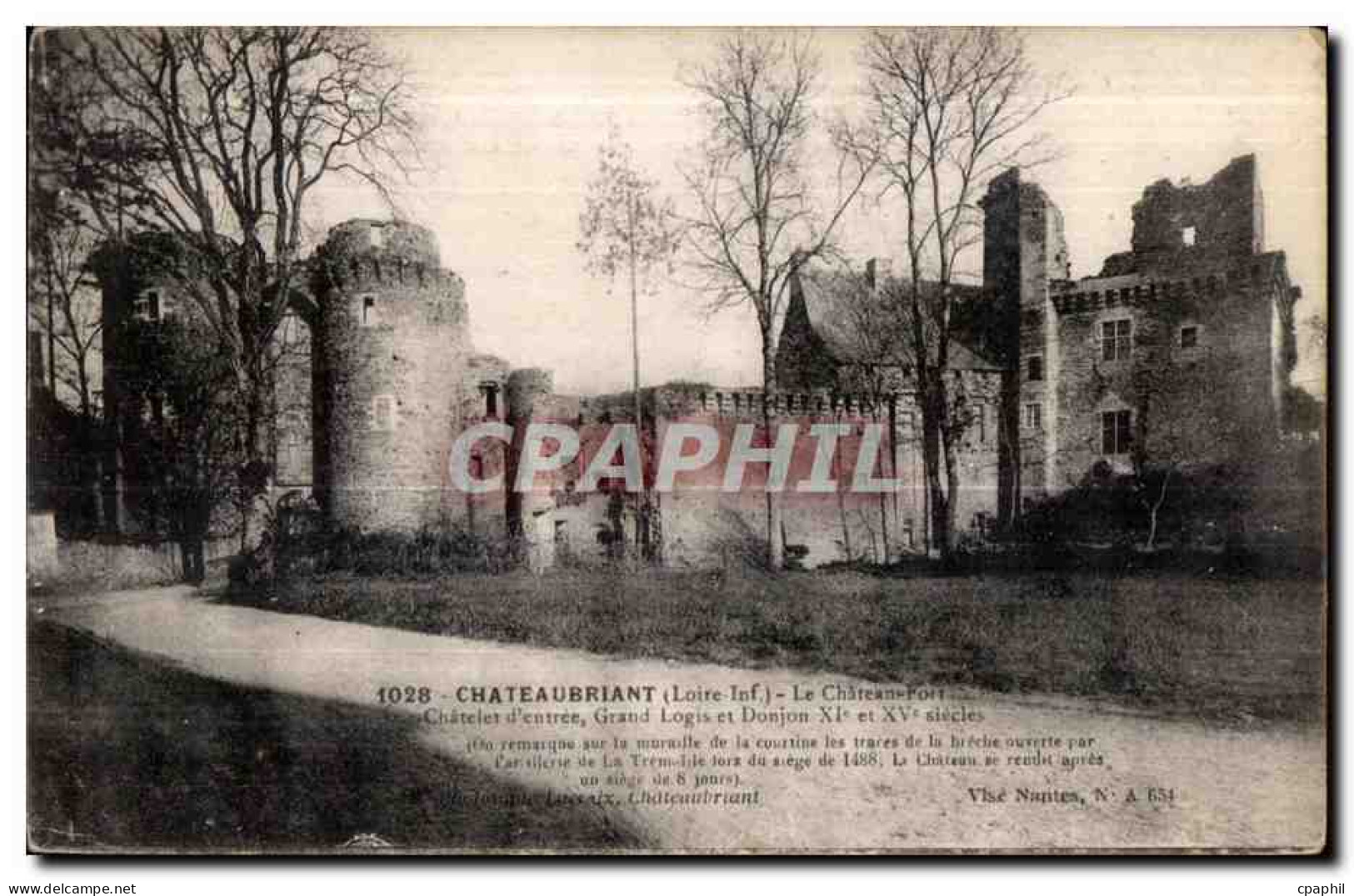 Chateaubriant - Le Chateau Fort - CPA