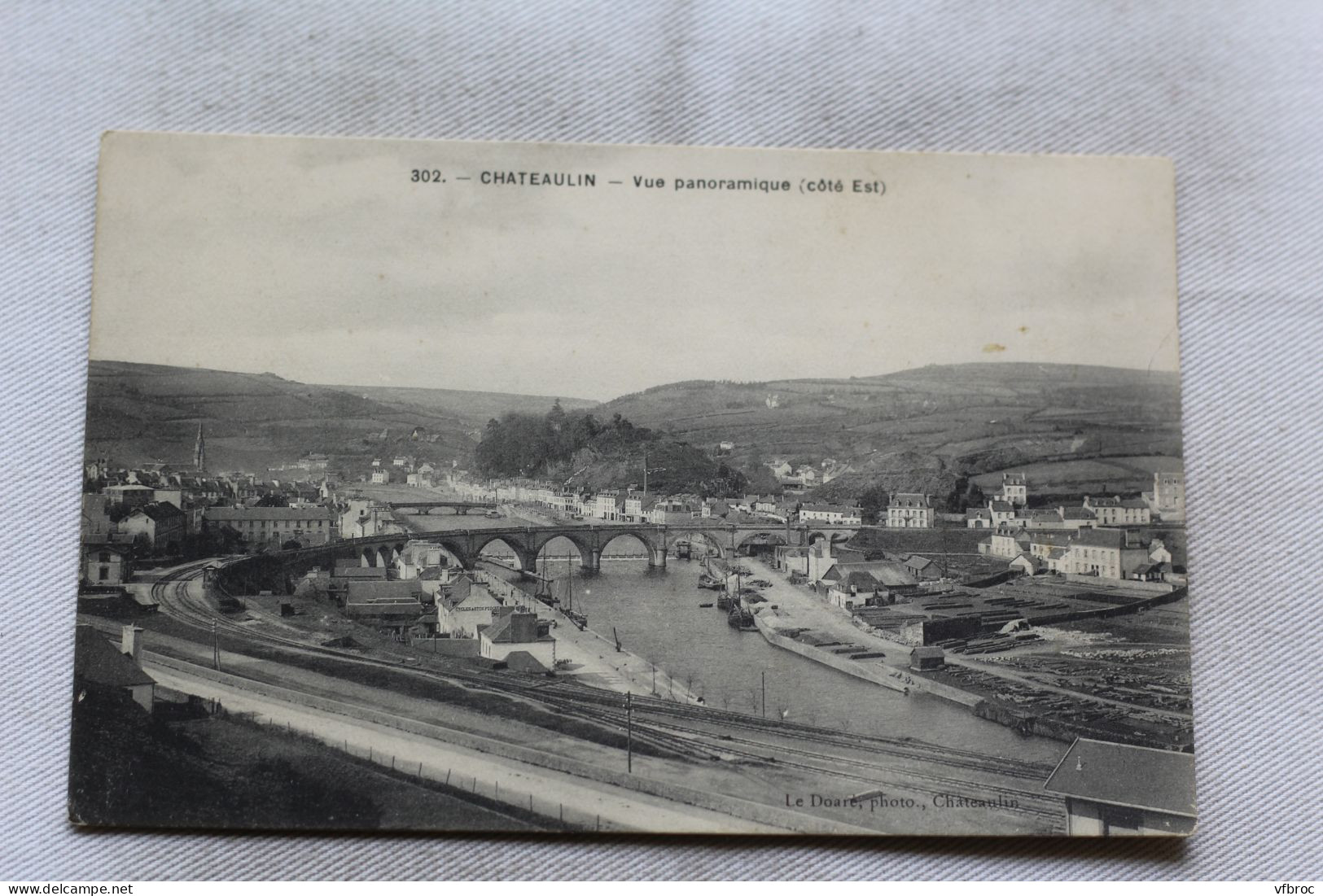 Châteaulin, vue panoramique Est, Finistère 29