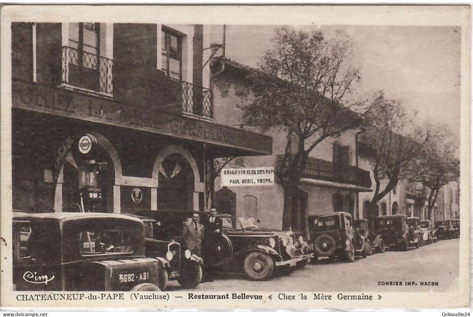 CHATEAUNEUF DU PAPE   RESTAURANT BELLEVUE