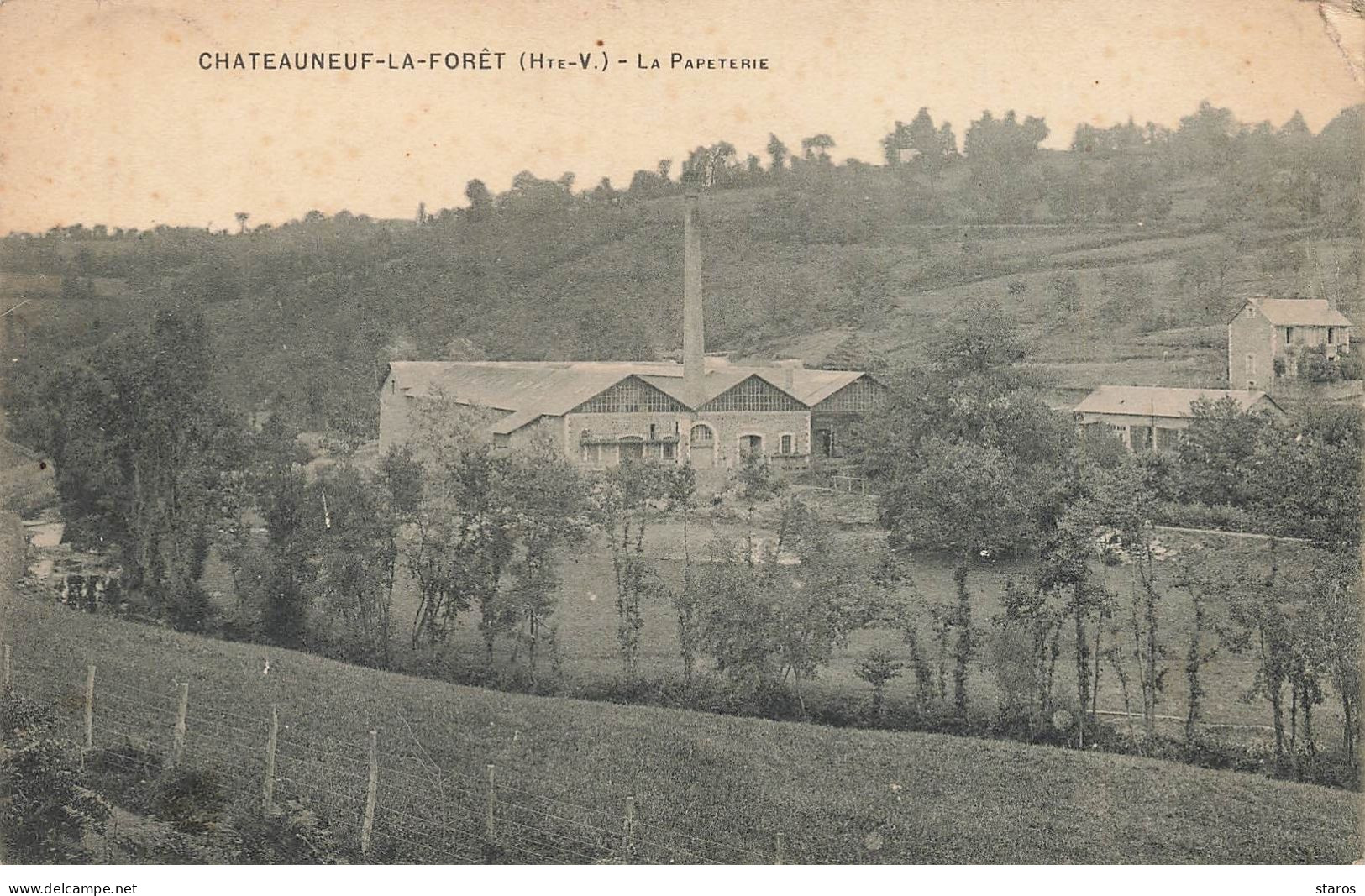 CHATEAUNEUF LA FORET - La Papeterie