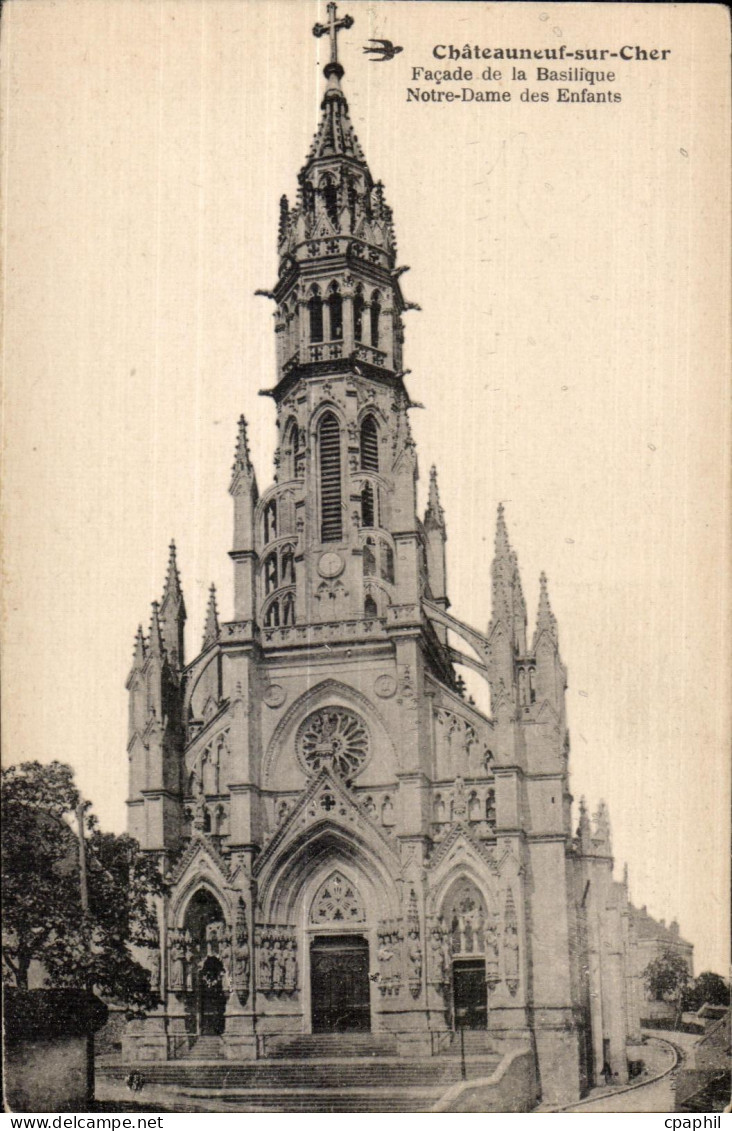 Chateauneuf sur Cher - Notre Dame des Enfants - CPA