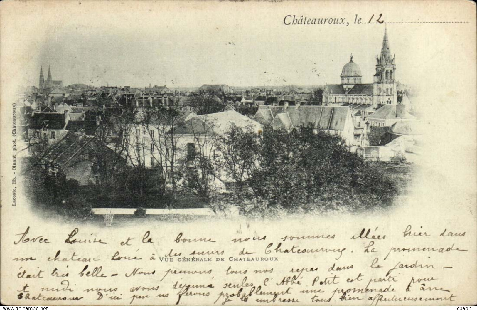 Chateauroux CPA Vue generale