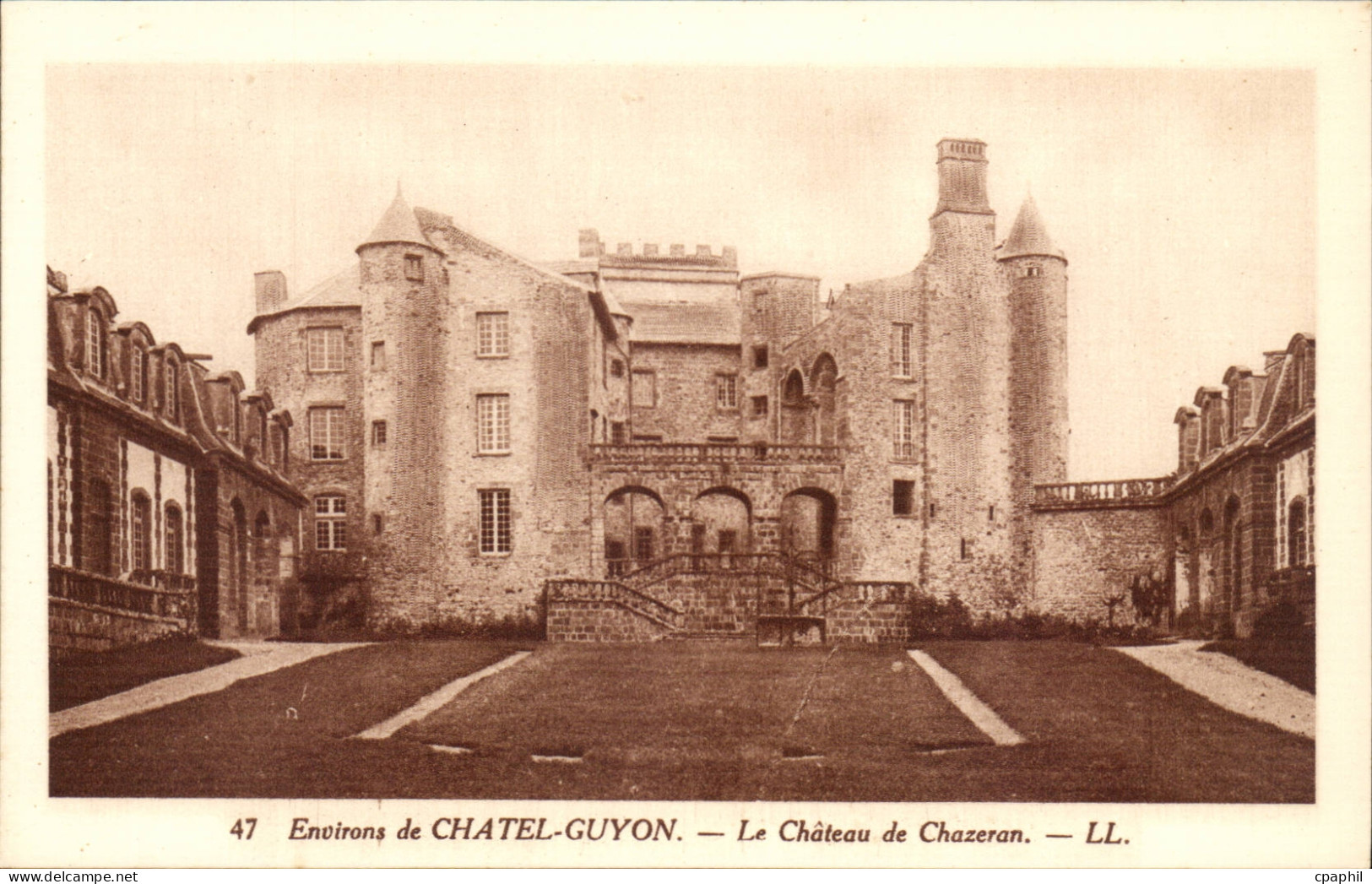 Chatel Guyon - Chatelguyon - Chateau de Chazeron - CPA