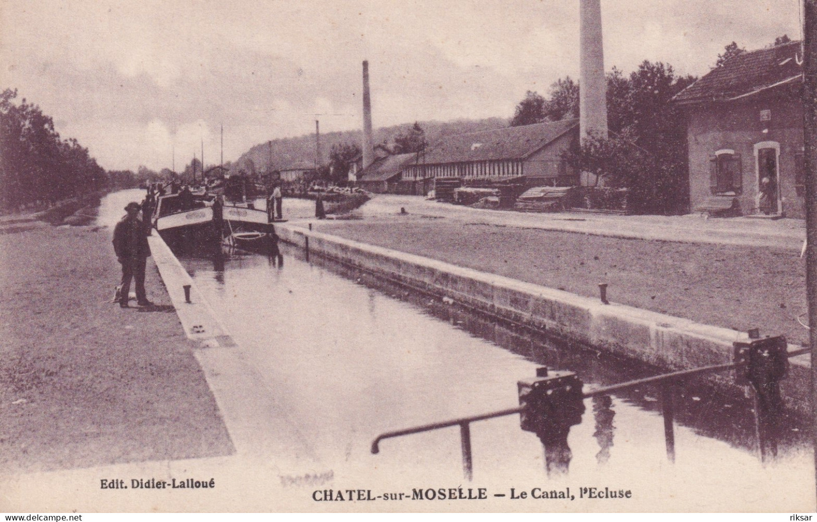 CHATEL SUR MOSELLE(BATEAU DE PENICHE)