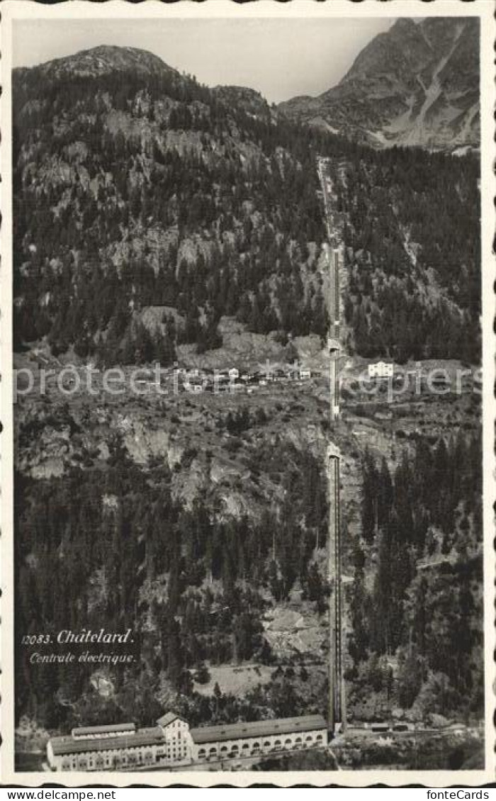 Chatelard Saint-Maurice Le Centrale electrique