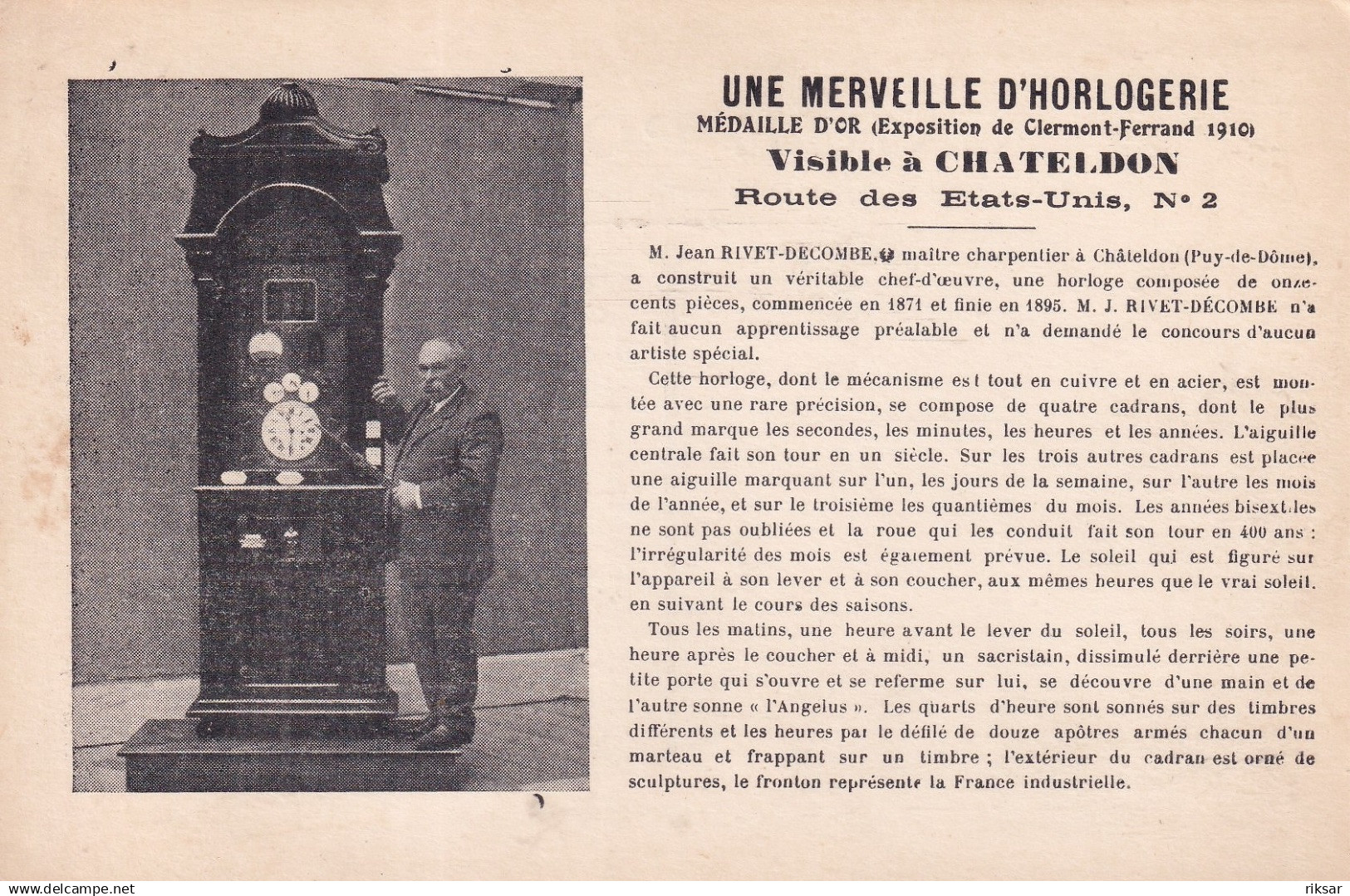 CHATELDON(HORLOGERIE)