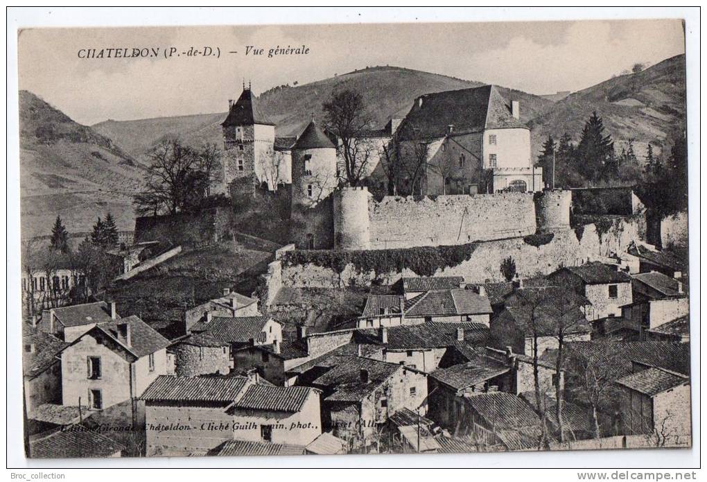 Châteldon, vue générale, éd. Gironde