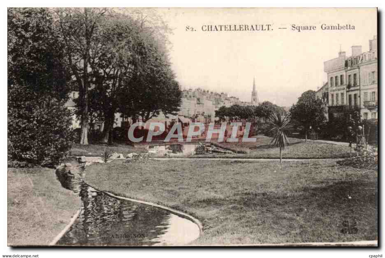 Chatellerault - Square Gambetta CPA
