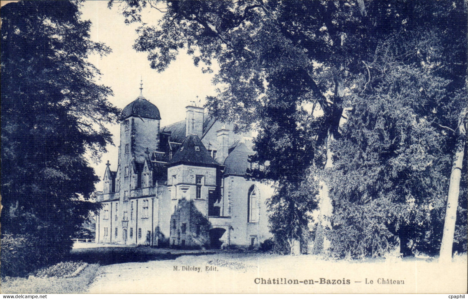 Chatillon en Bazois - Le Chateau - CPA