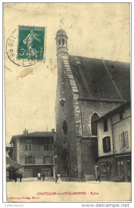 CHATILLON SUR CHALARONNE ... EGLISE