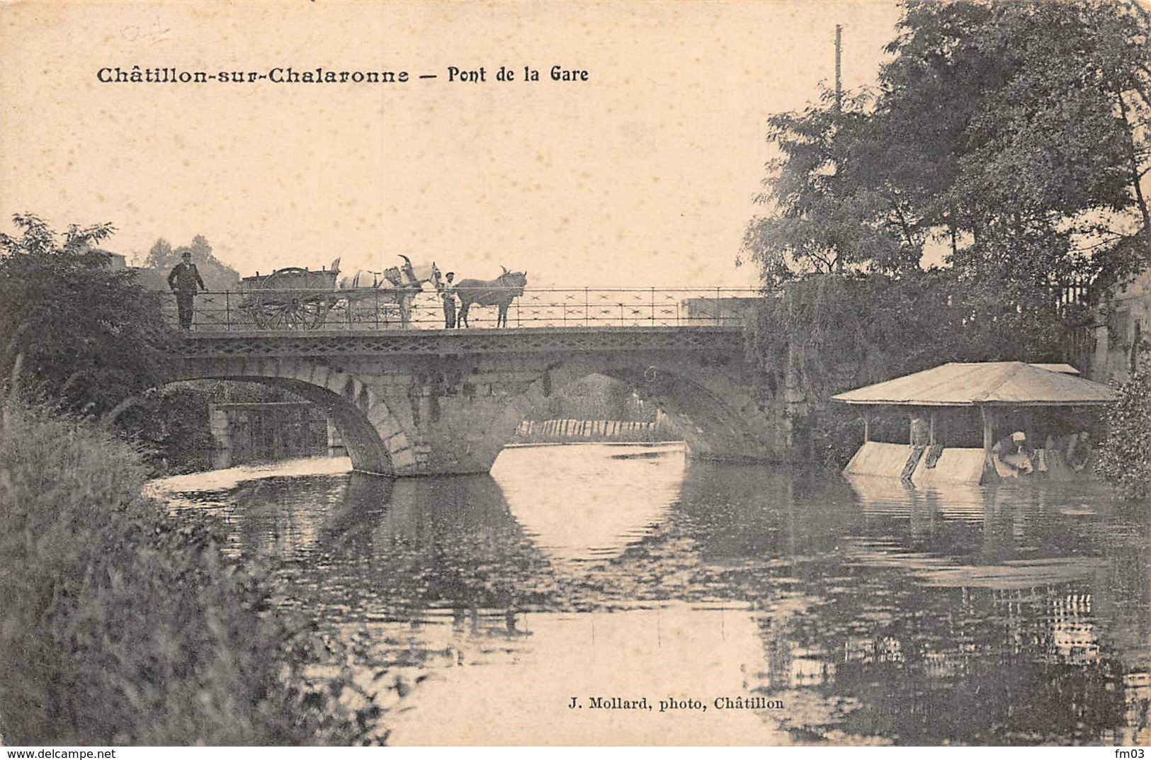 Châtillon sur Chalaronne lavoir lavandières