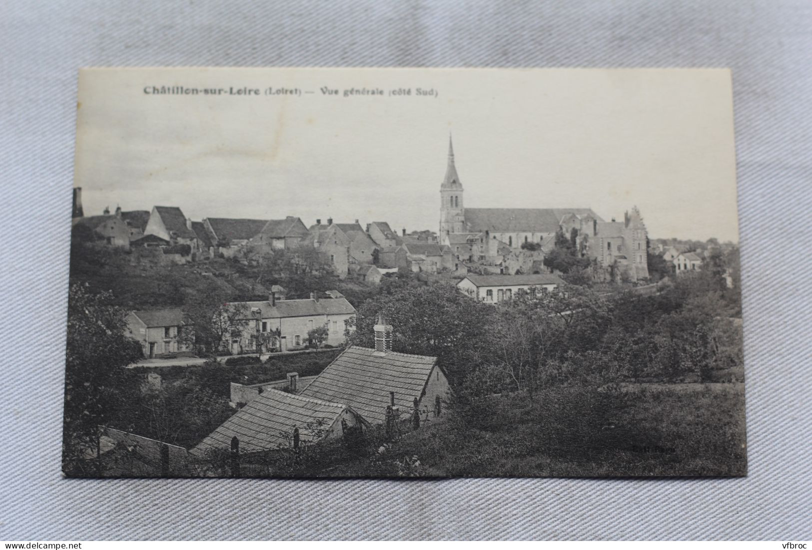 Chatillon sur Loire, vue générale, côté Sud, Loiret 45