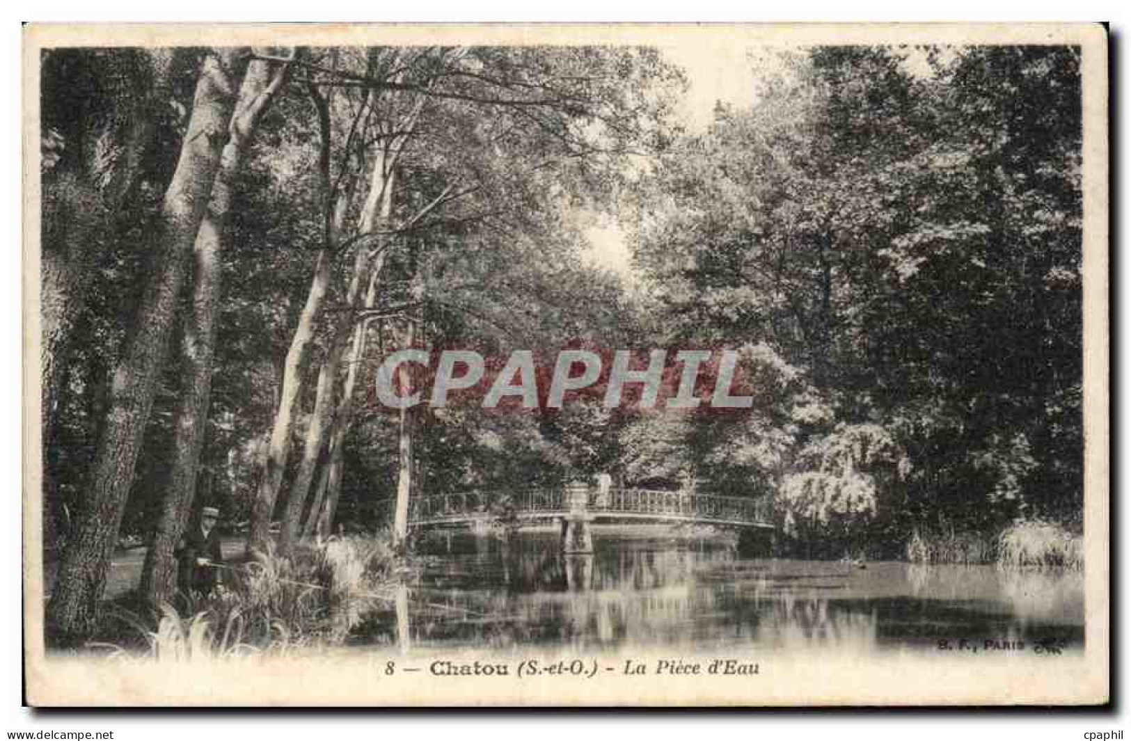 Chatou - La Piece d Eau - CPA