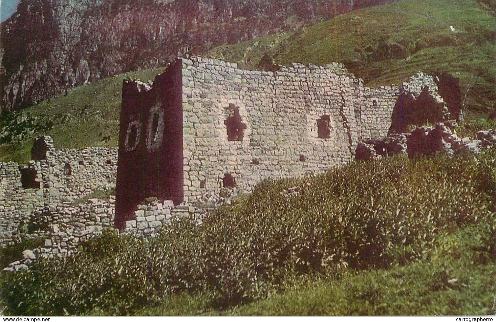 Chechnya Chechen-Ingush Village of Erzi tower ruins