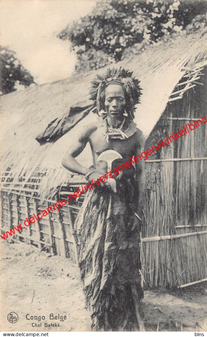 Chef Bateke - Congo Belge Belgisch Kongo