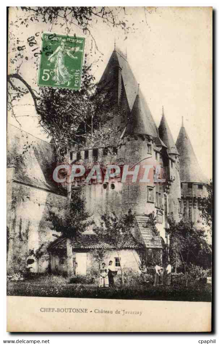 Chef Boutonne CPA Chateau de Javarray