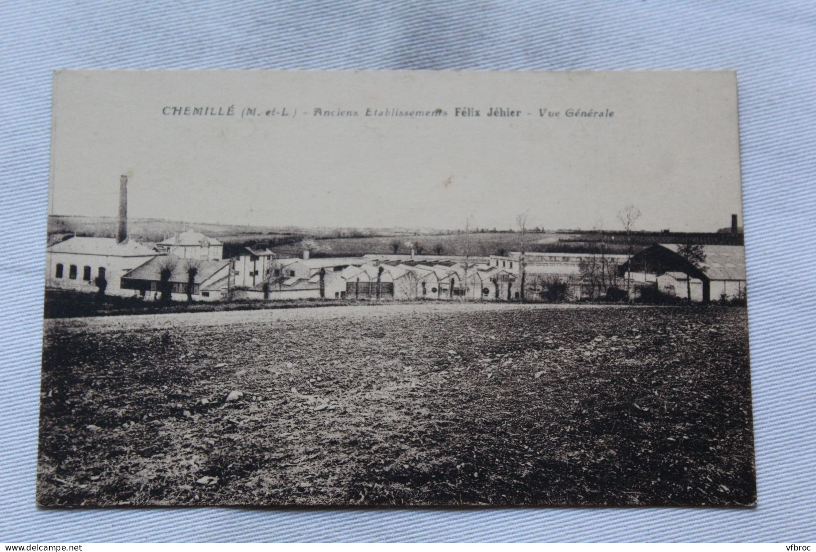 Chemillé, anciens établissements Félix Jéhier, vue générale, Maine et Loire 49