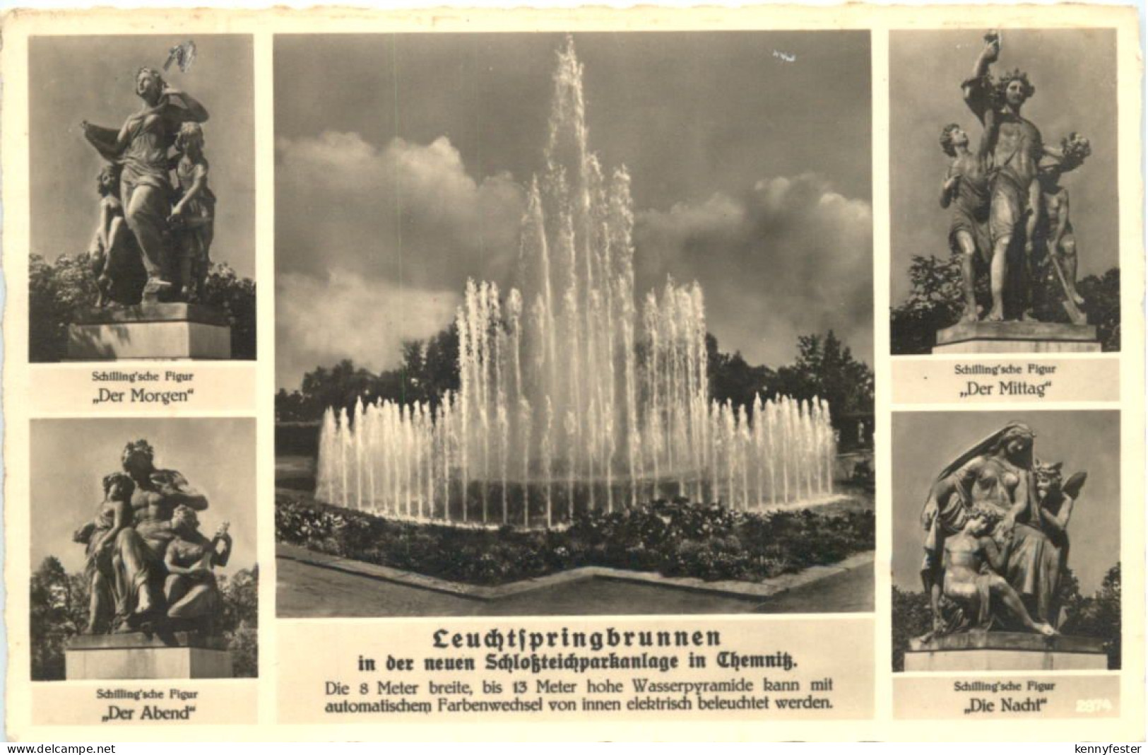 Chemnitz - Leuchtspringbrunnen