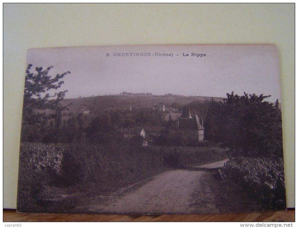 CHERVINGES (RHONE) LA RIPPE.