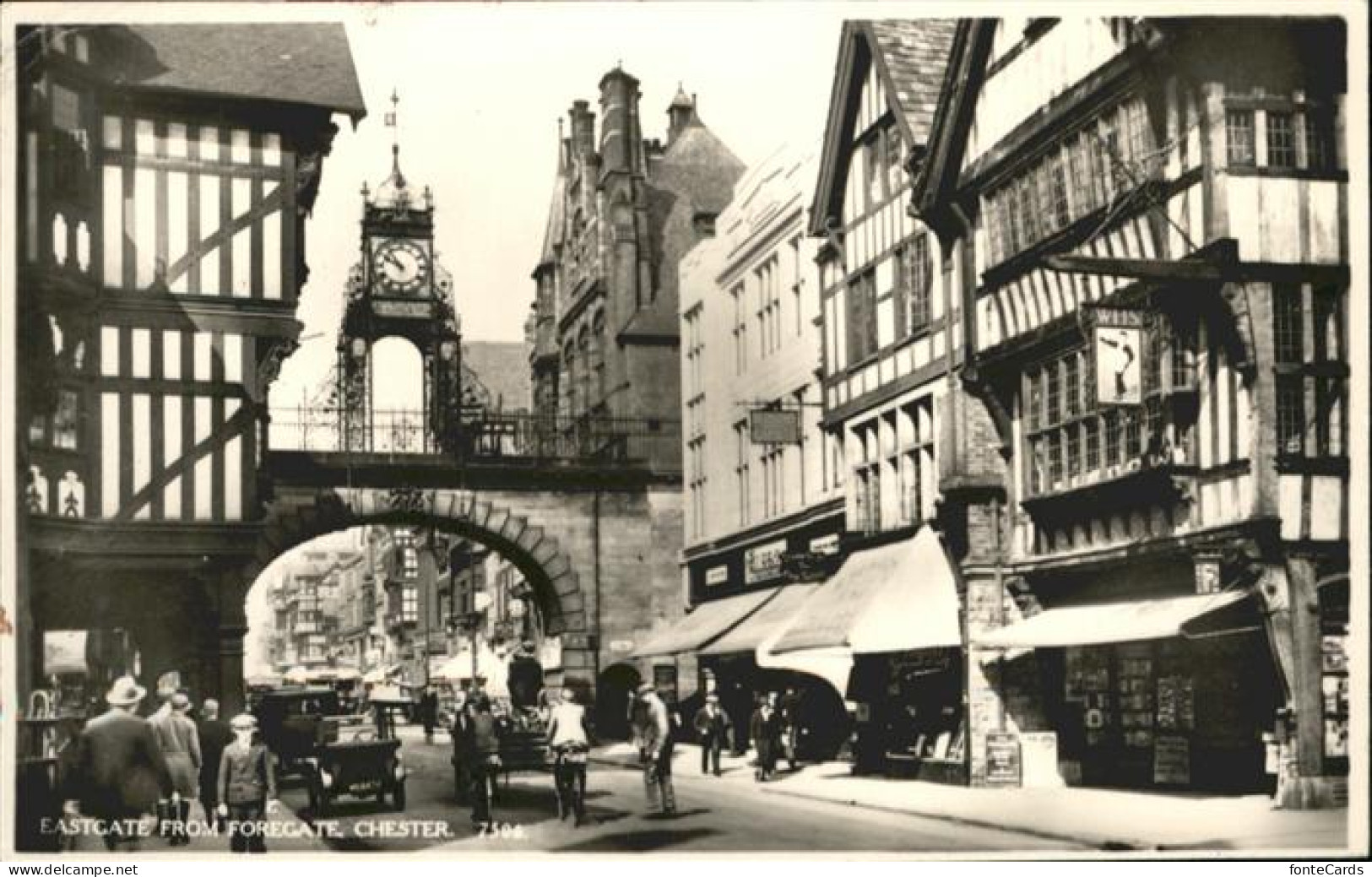 Chester Cheshire Eastgate from Foregate