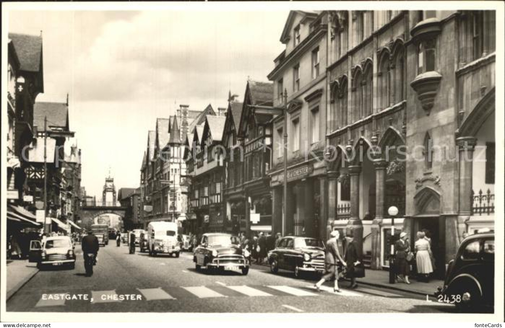 Chester Cheshire Eastgate Strassenpartie