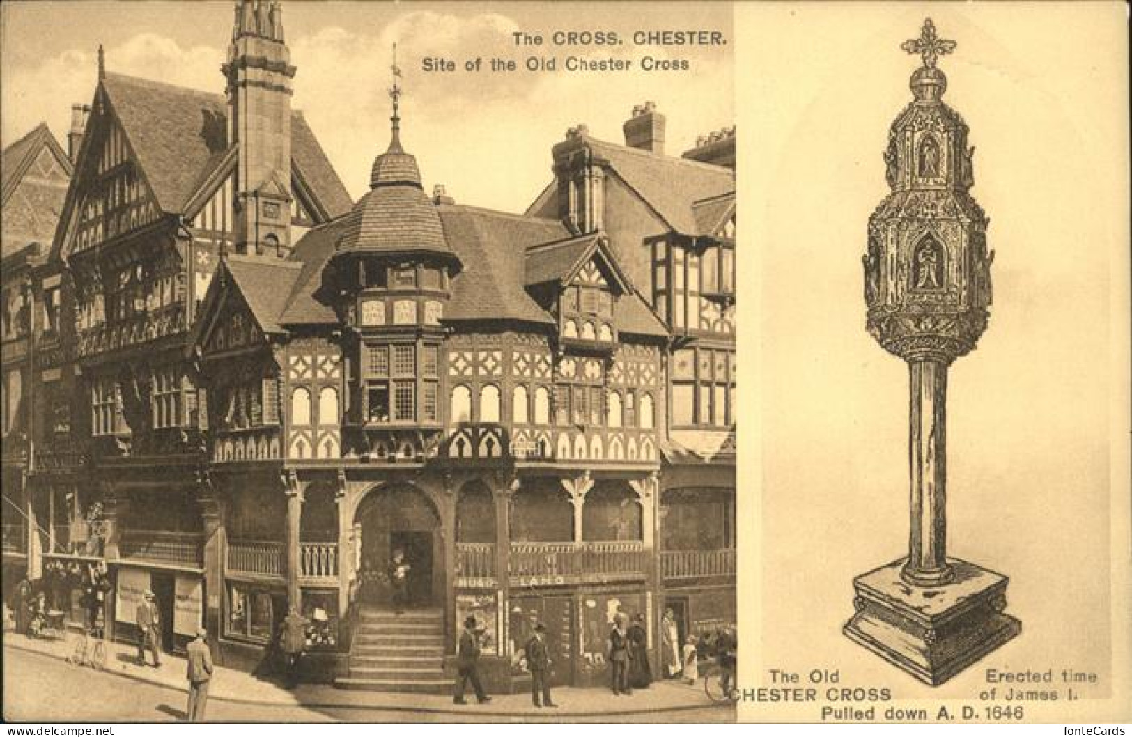 Chester Cheshire Old Chester Cross