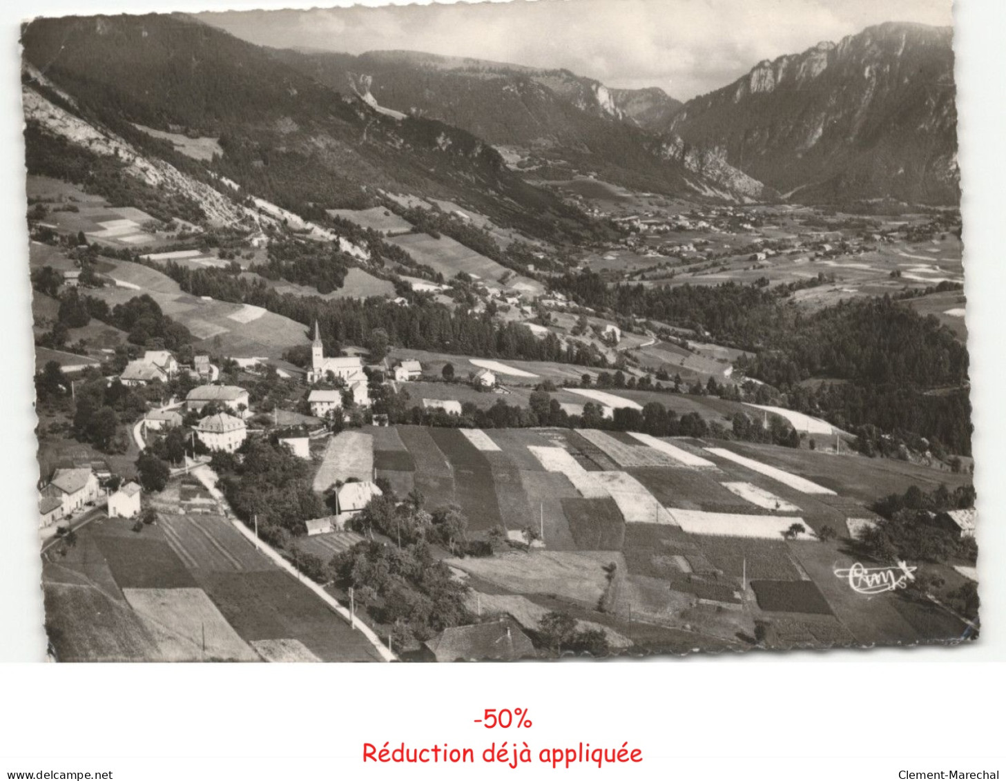 CHEVENOZ: vue générale vue aérienne 10x15 - état