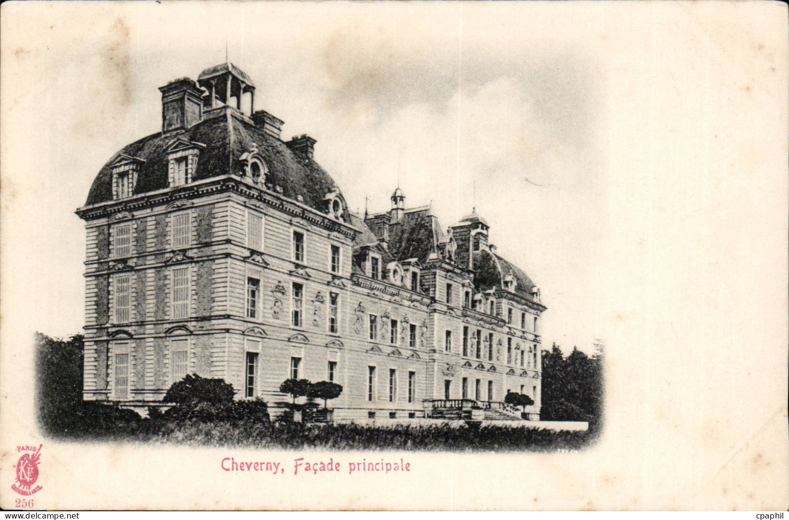 Cheverny CPA Facade principale