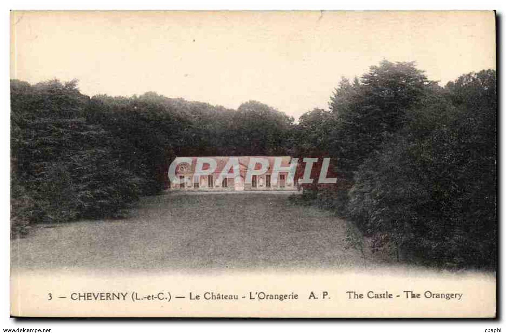 Cheverny CPA Le chateau L'orangerie