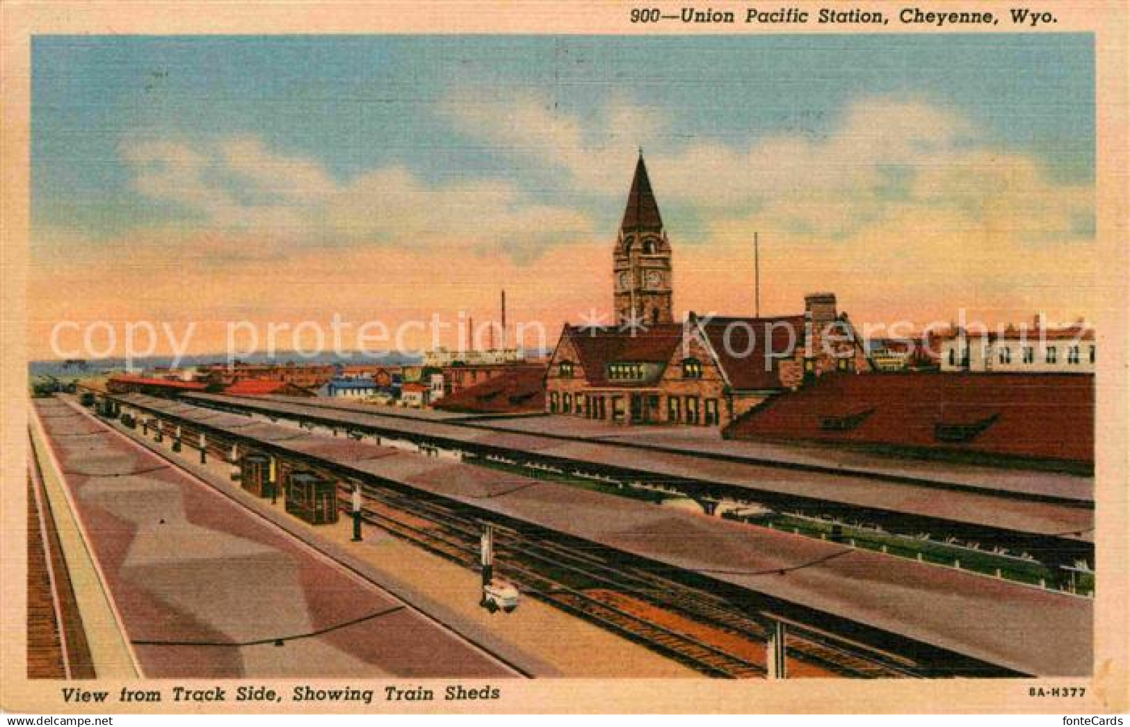 Cheyenne Wyoming Bahnhof