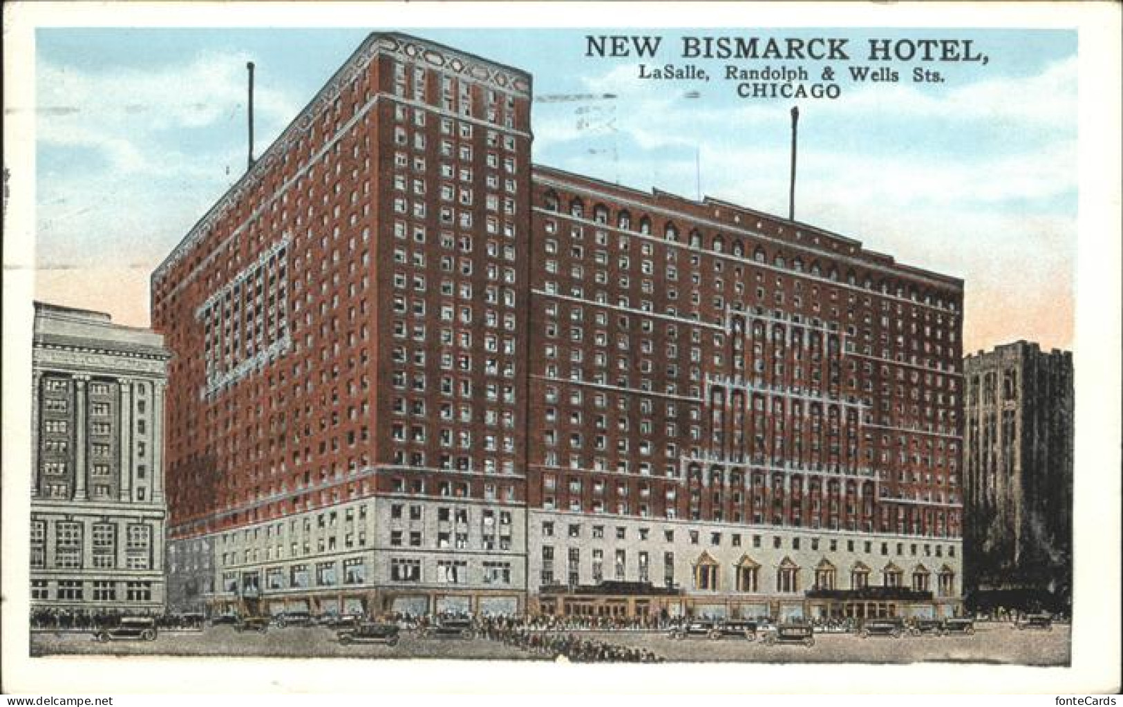 Chicago Heights New Bismark Hotel
LaSalle Randolph& Wells Streets