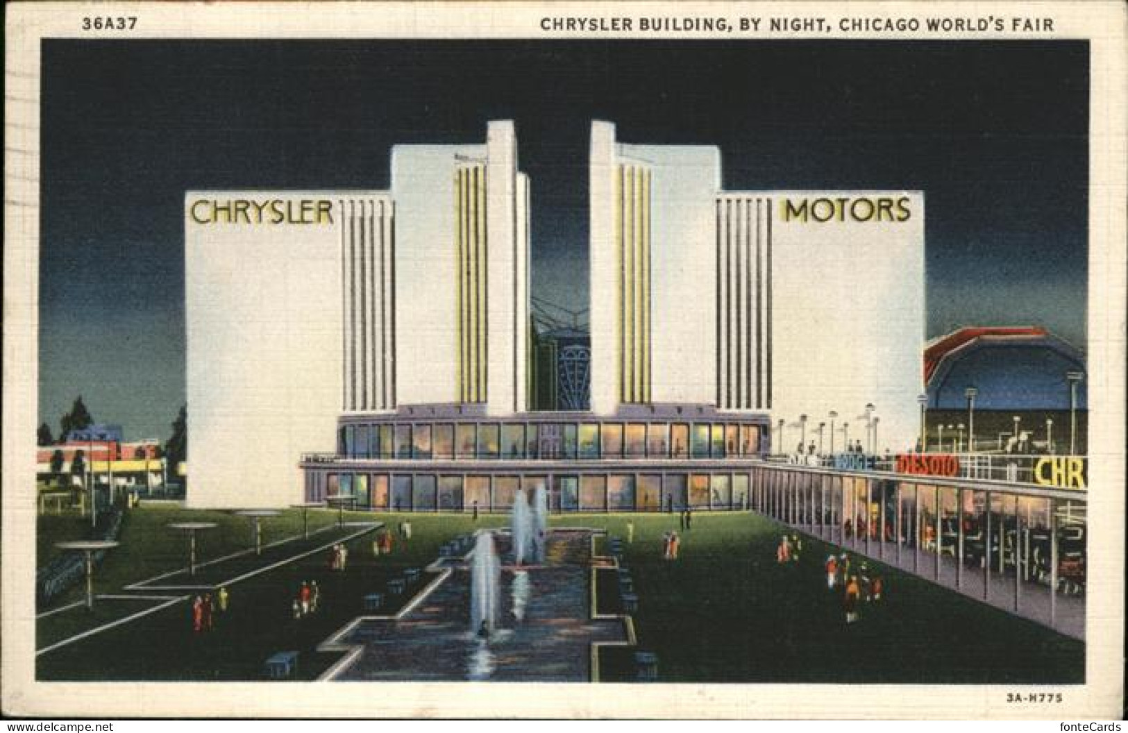 Chicago Illinois Chrysler Building by Night