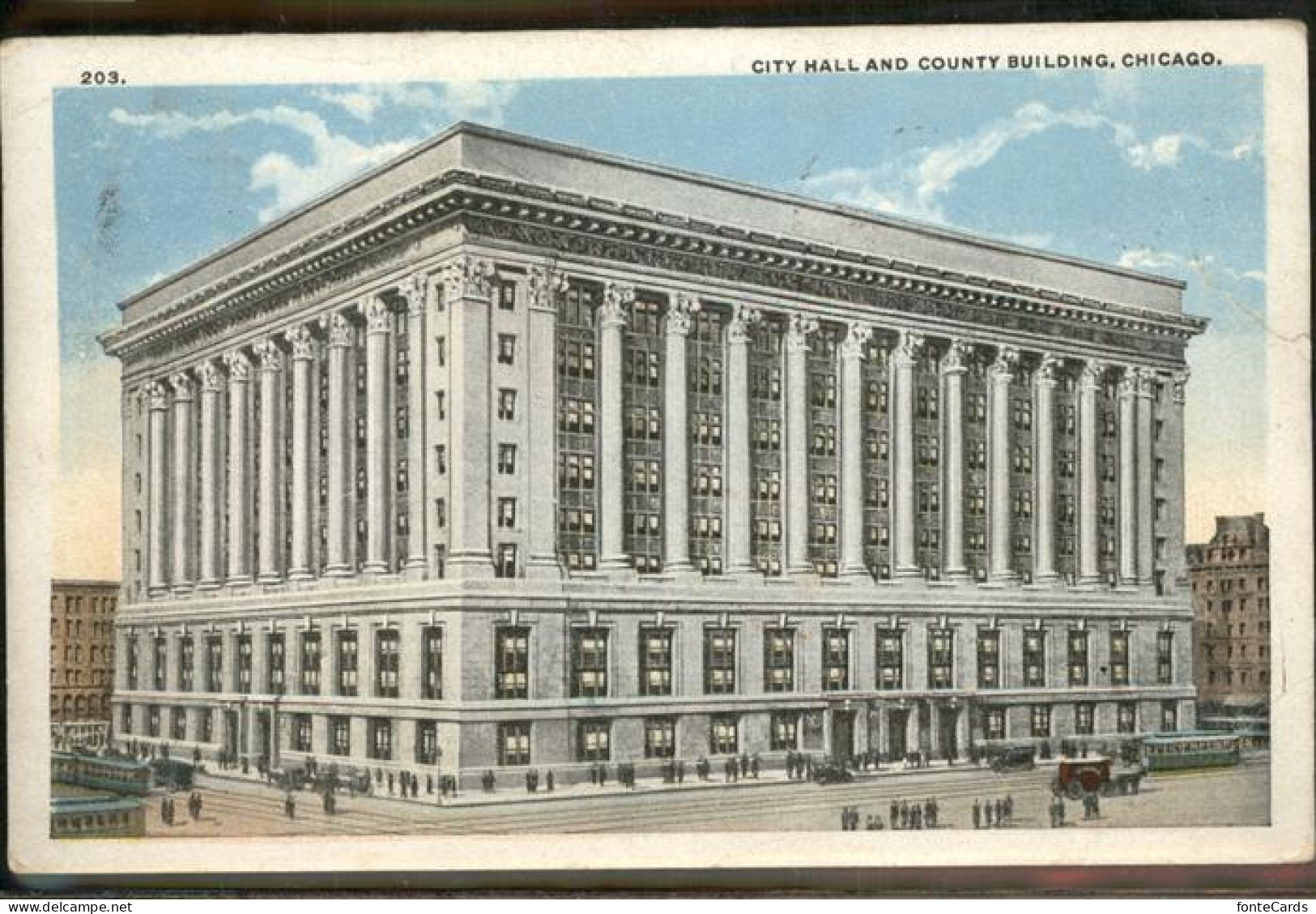 Chicago Illinois City Hall Conty Building