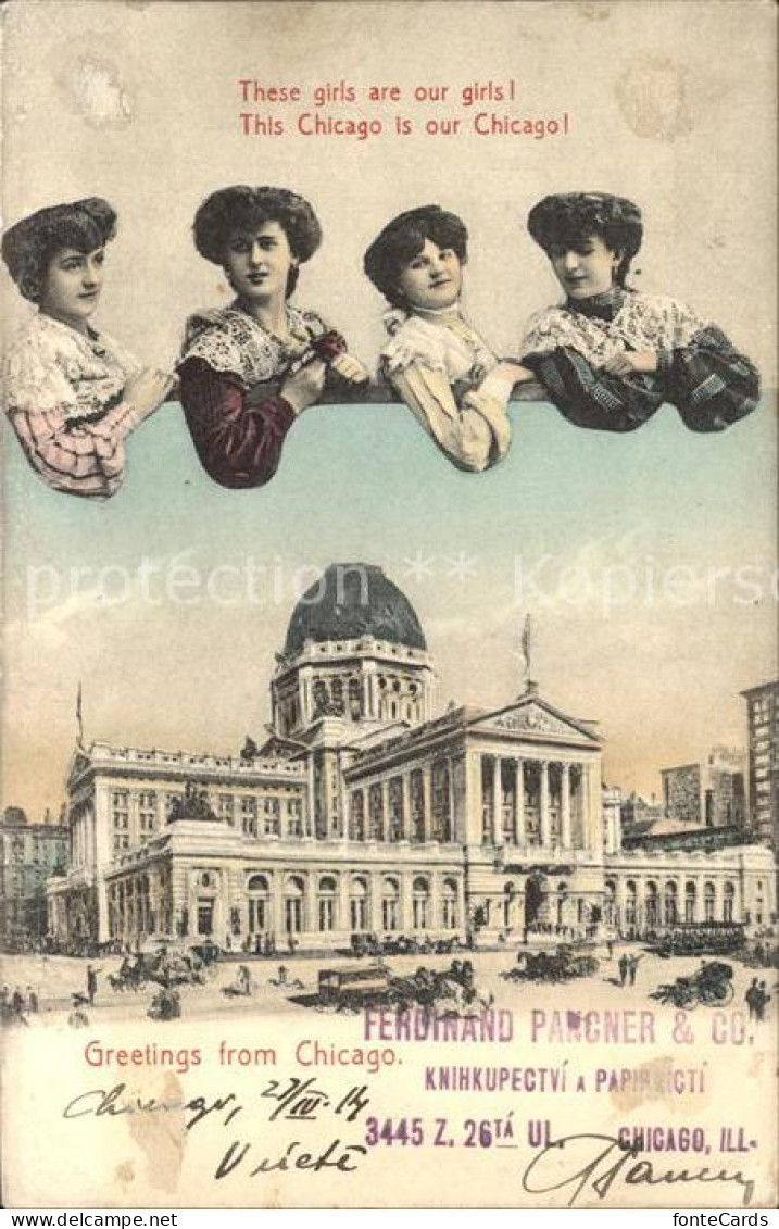 Chicago Illinois Girls of Chicago Building