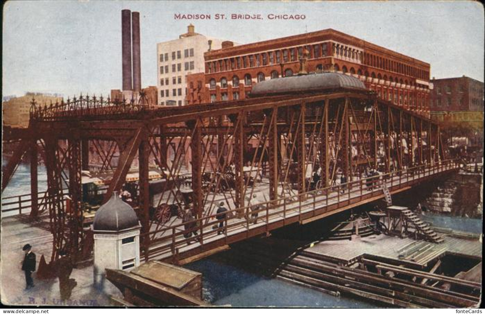 Chicago Illinois Madison St. Bridge