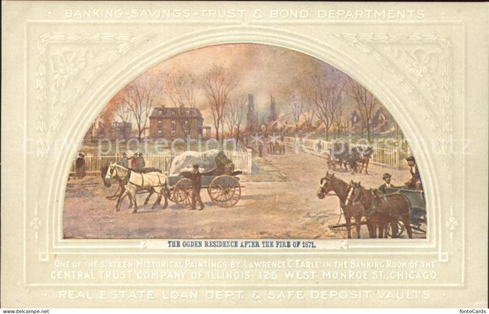 Chicago Illinois Ogden Residence After Fire