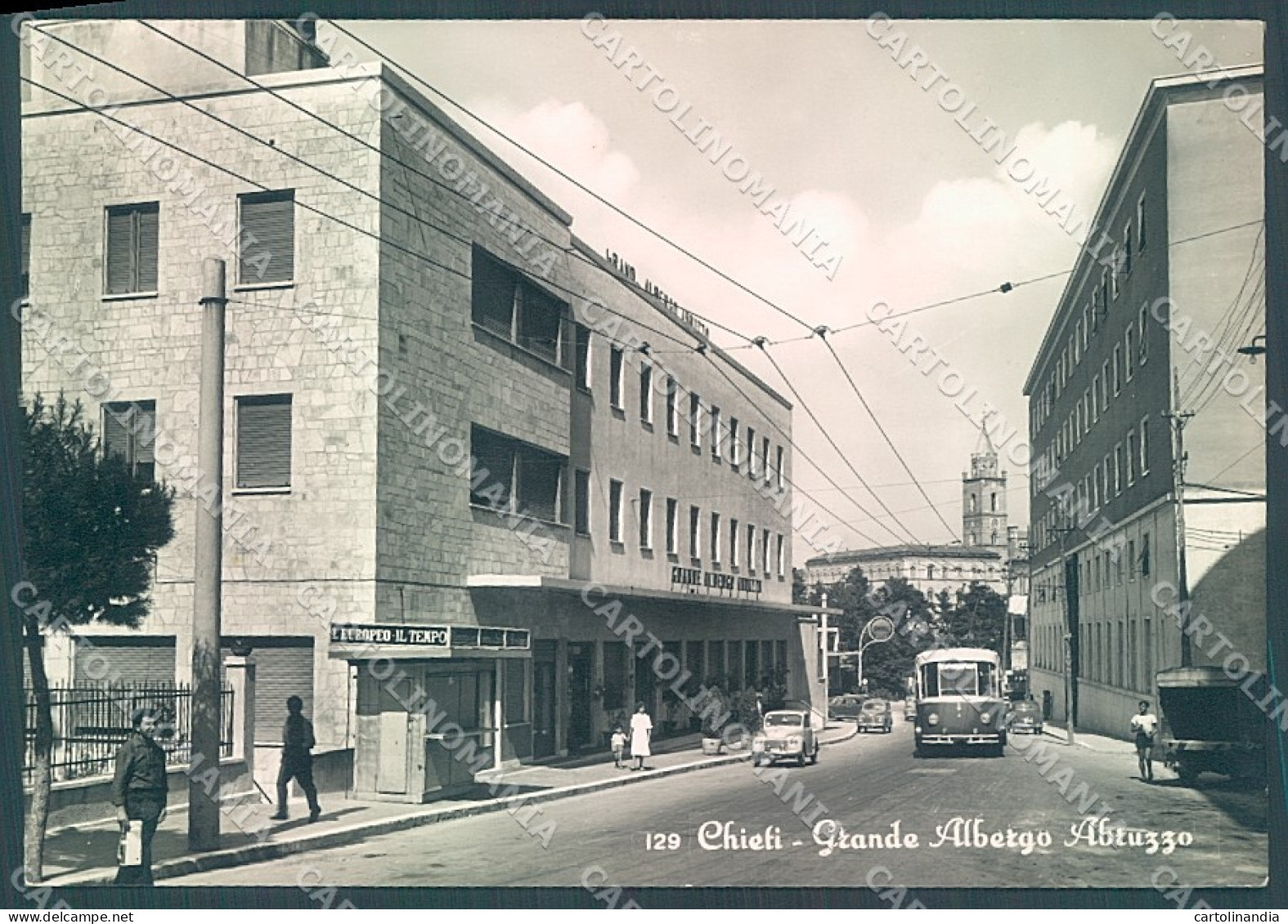Chieti Città Grande Albergo Abruzzo Foto FG cartolina JK6161