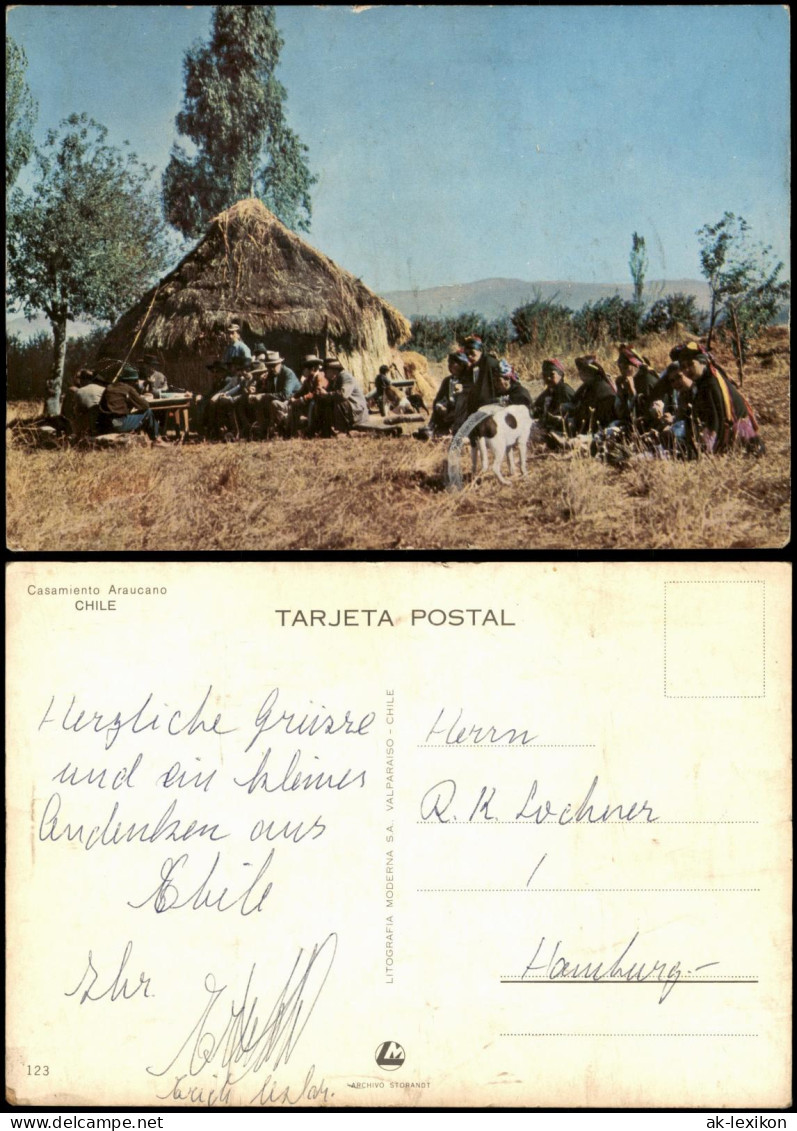 CHILE (Allgemein) Chile Allgemein Bevölkerung Casamiento Araucano 1960